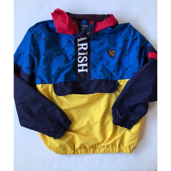 Parish Nation Big Boys Color-Block Hooded Windbreaker Jacket XL - Picture 4 of 6